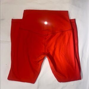 Lululemon coral wunder under high rise